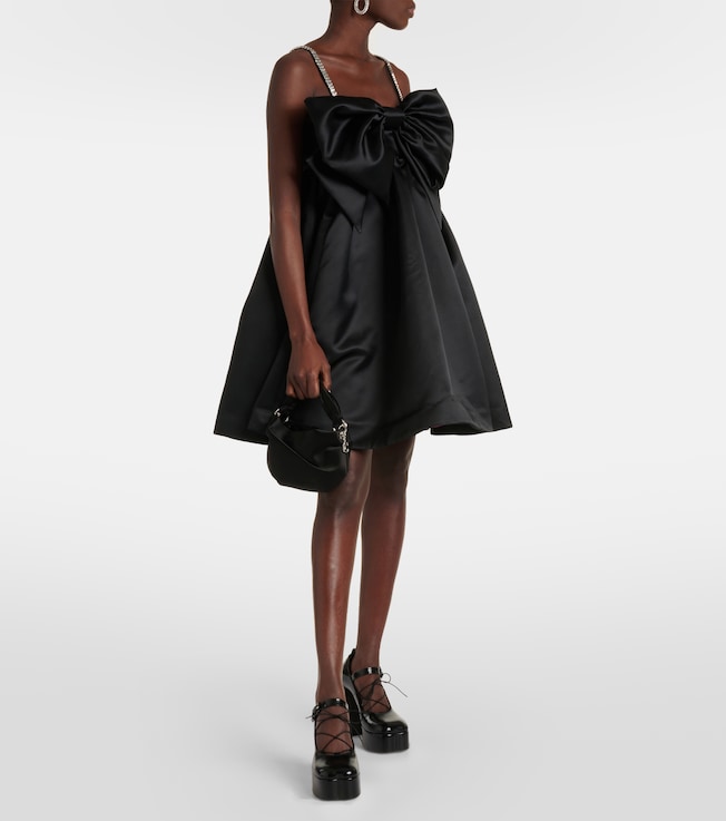 Nina Ricci Bow-detail satin minidress