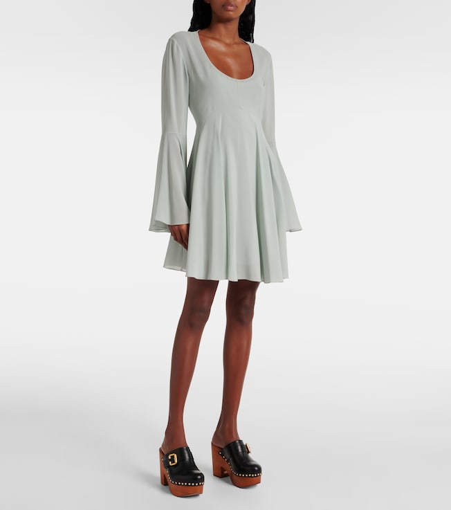 Chloé Silk chiffon minidress