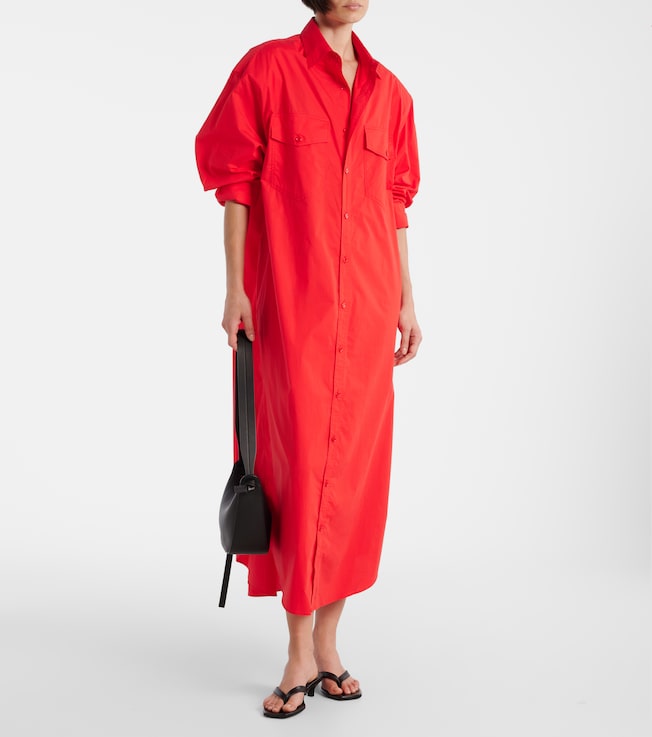 The Frankie Shop Calren cotton shirtdress