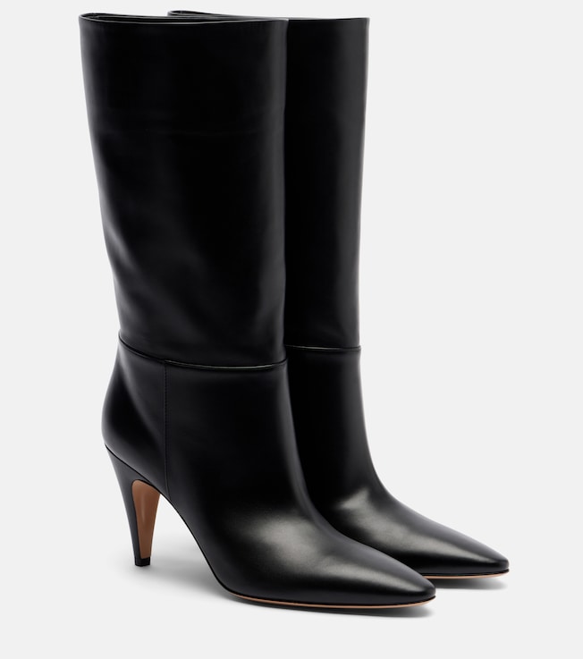 GIANVITO ROSSI Elise 85 leather mid-calf boots