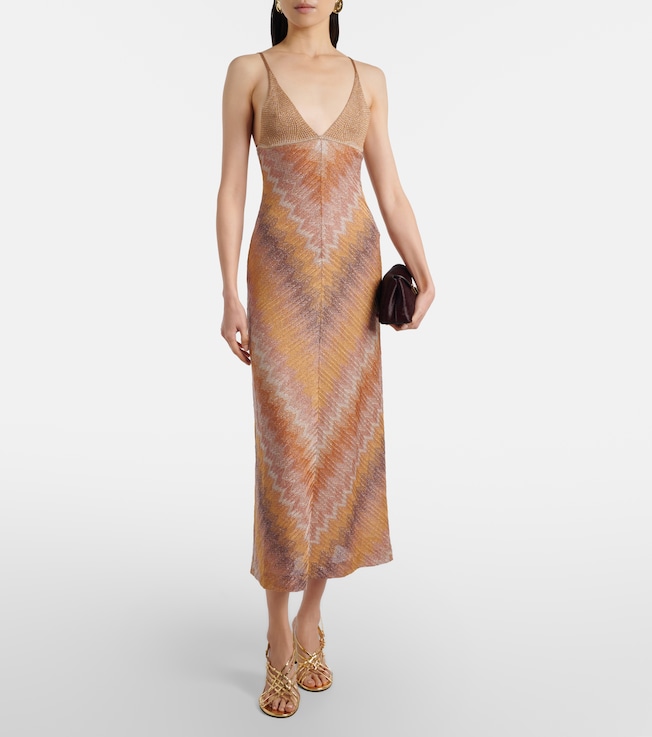 Missoni Lamé midi dress