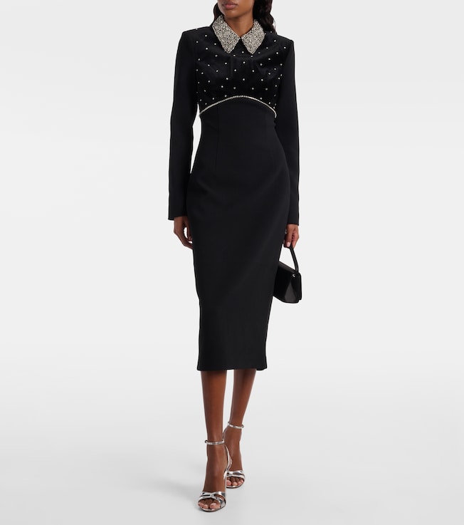 Rebecca Vallance Alistar embellished midi dress