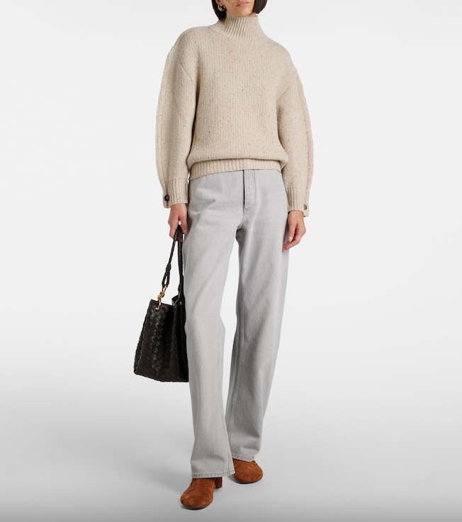 Bottega Veneta Mid-rise wide-leg jeans
