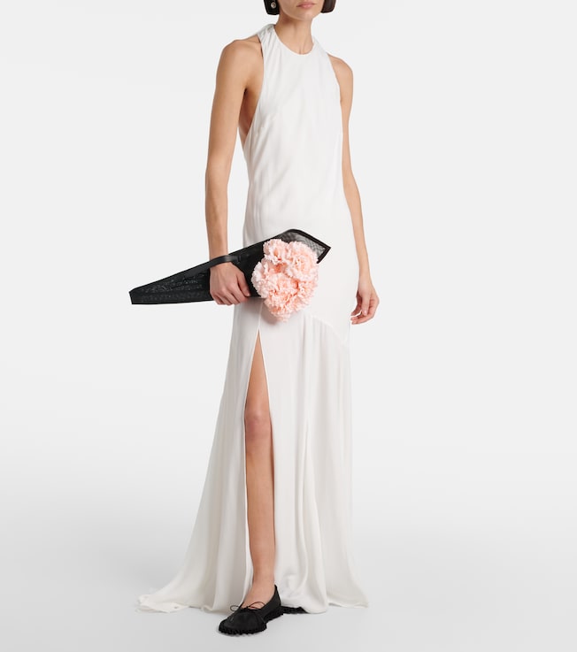 Simone Rocha Bow-detail open-back gown