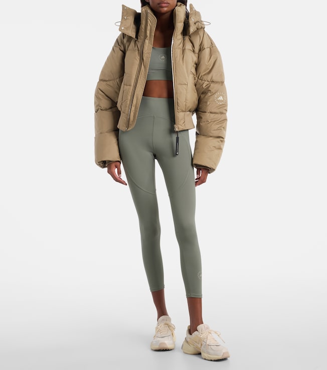 adidas by Stella McCartney Hooded cropped jacket