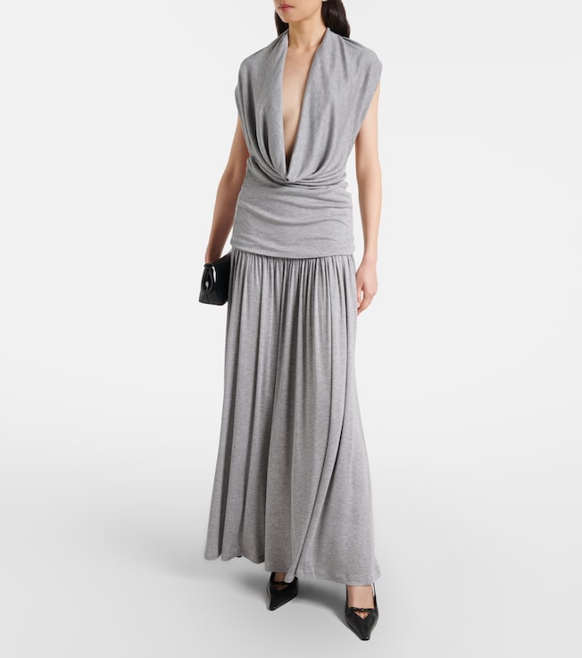 Aya Muse Viona draped maxi skirt