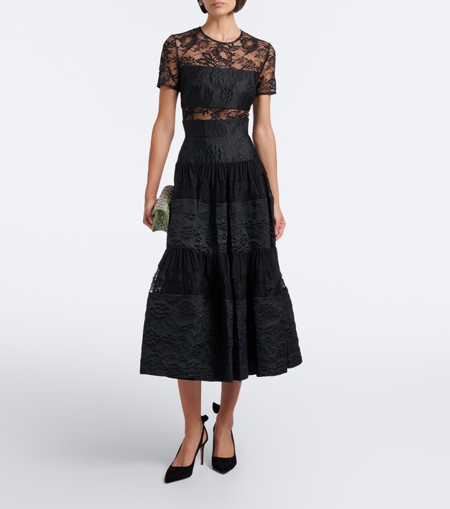 Elie Saab Lace midi dress