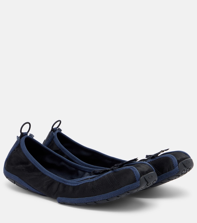 Balenciaga Ballet canvas ballet flats