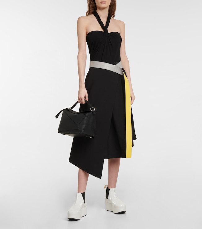 Loewe Halterneck crêpe jersey top