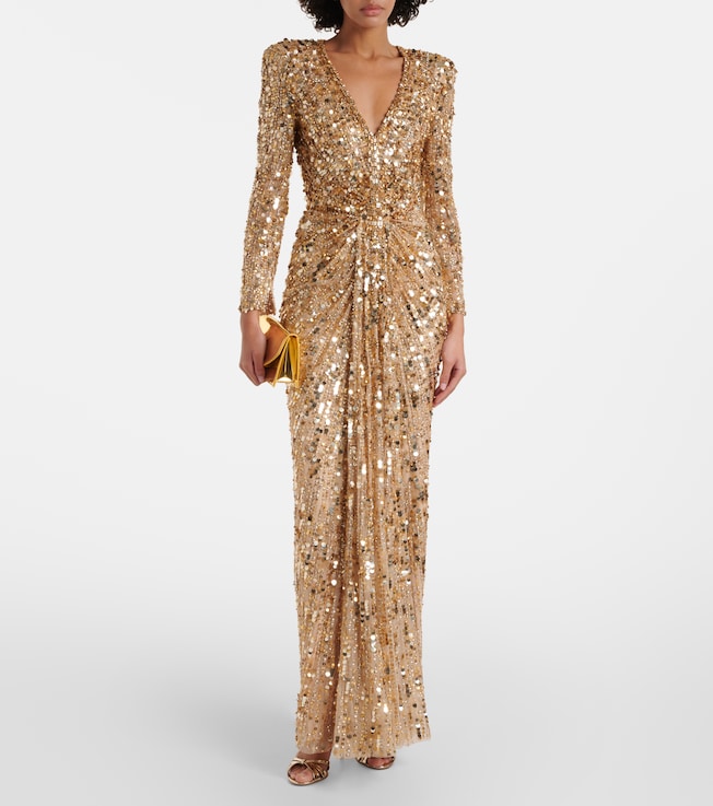 Jenny Packham Gazelle sequined gown
