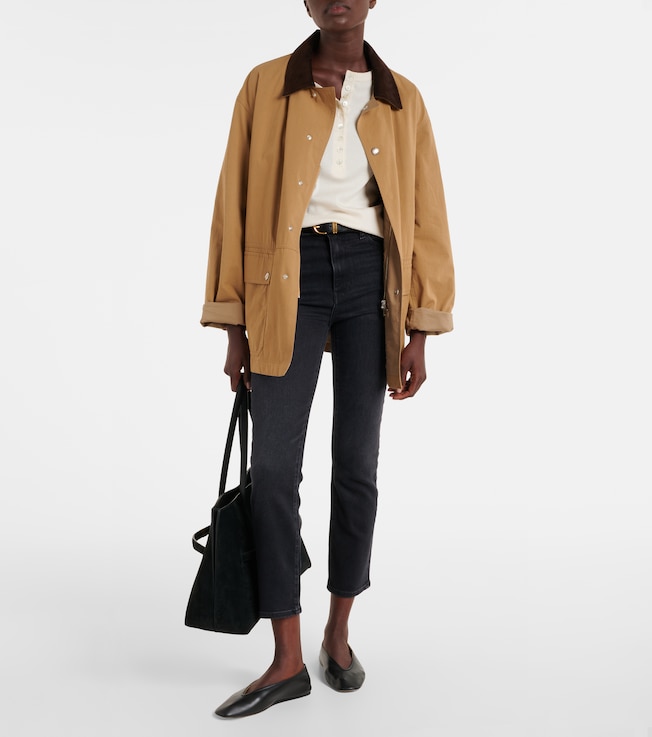 FRAME The Pencil Crop slim jeans