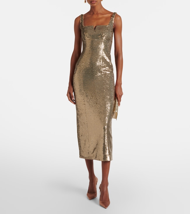 Roland Mouret Sequined midi dress