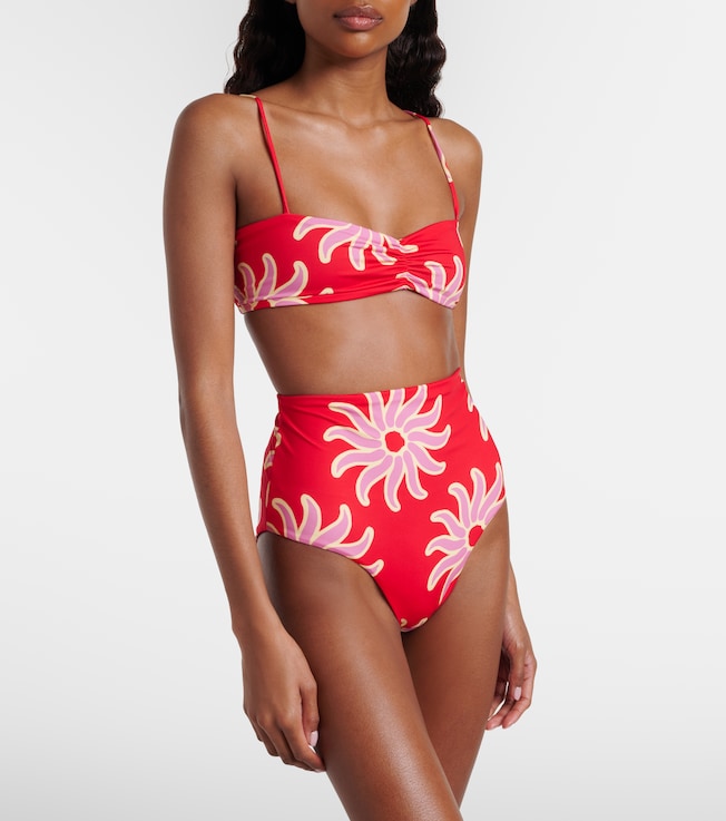 Cala de la Cruz Elisa printed bikini bottoms