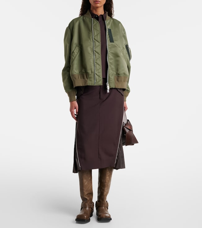 Sacai Nylon bomber jacket