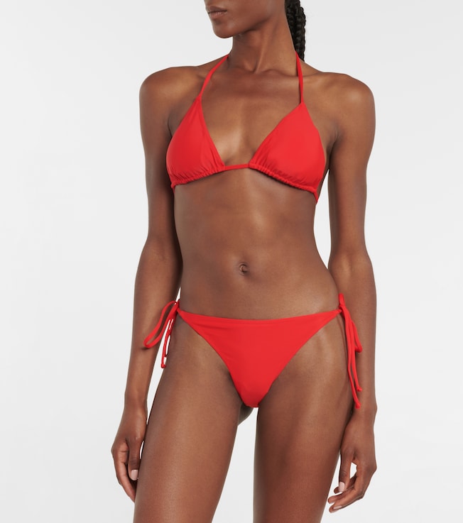 GANNI Triangle bikini top