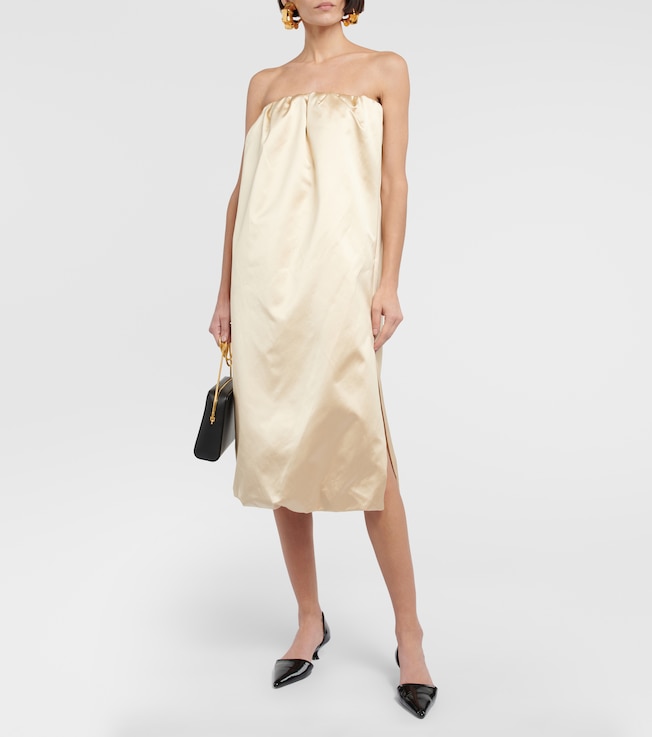 KHAITE Yara cotton-blend balloon dress