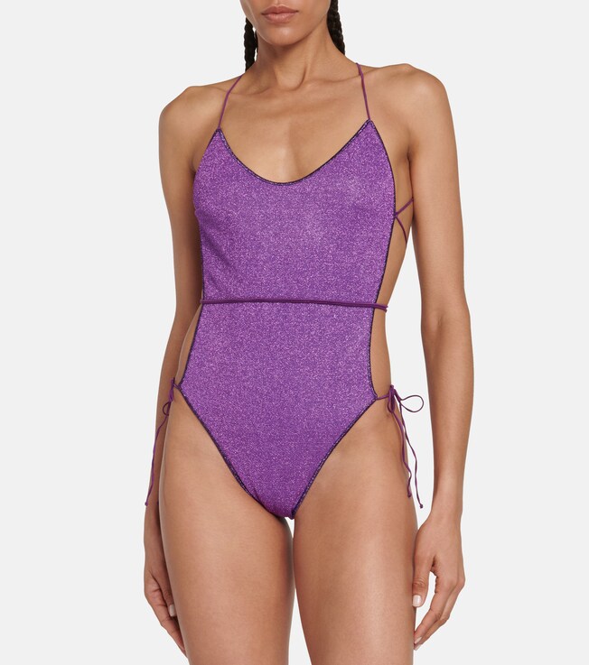 Oséree Lumière scoop-neck swimsuit