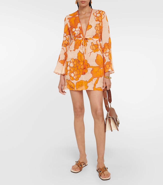 Etro Printed ramie tunic