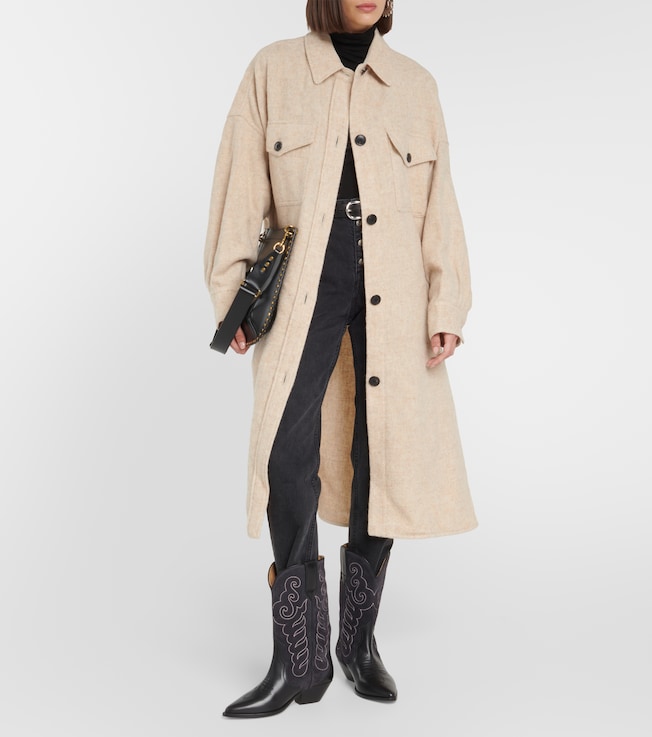 Marant Étoile Fontia wool-blend coat