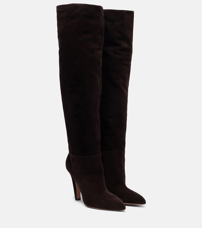 Paris Texas - Elsa 100 suede over-the-knee boots | Plush