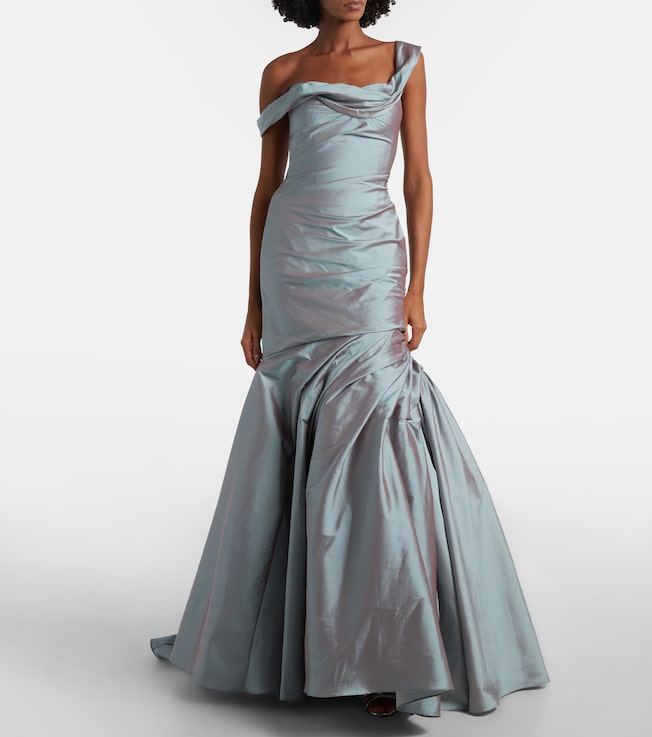 MARMAR HALIM Asymmetric ruched gown