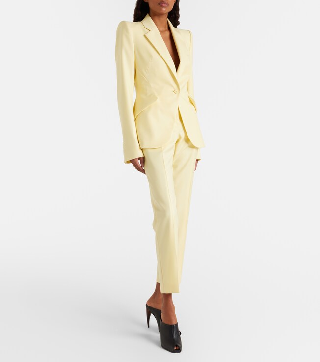 McQueen Cropped straight pants