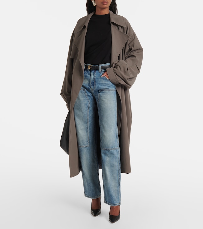 Nili Lotan Welder mid-rise straight jeans