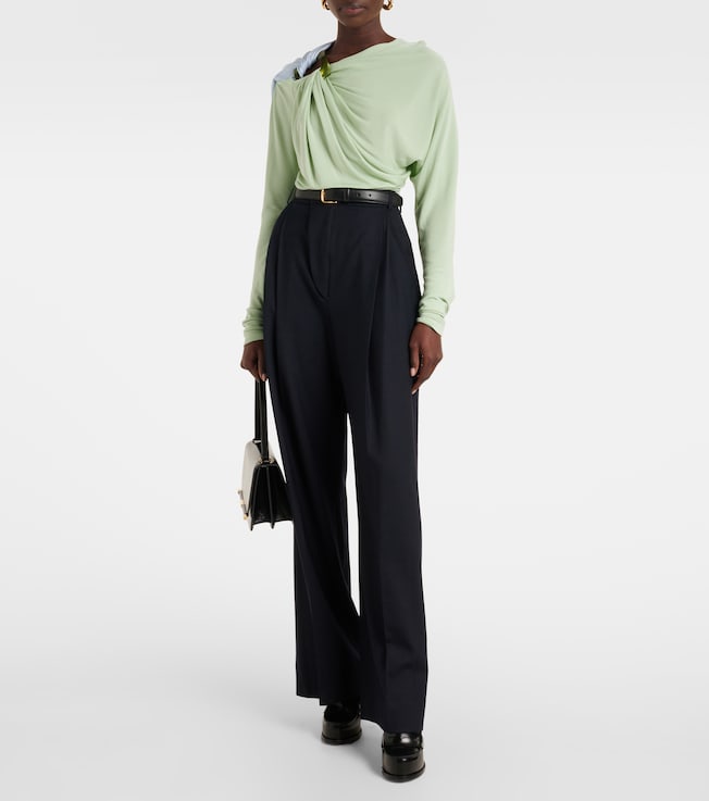 Victoria Beckham Draped jersey top