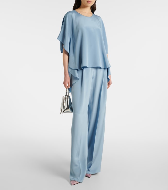 Max Mara Oronte silk crêpe de chine blouse