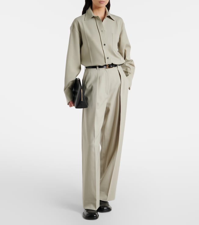 Victoria Beckham High-rise wide-leg pants