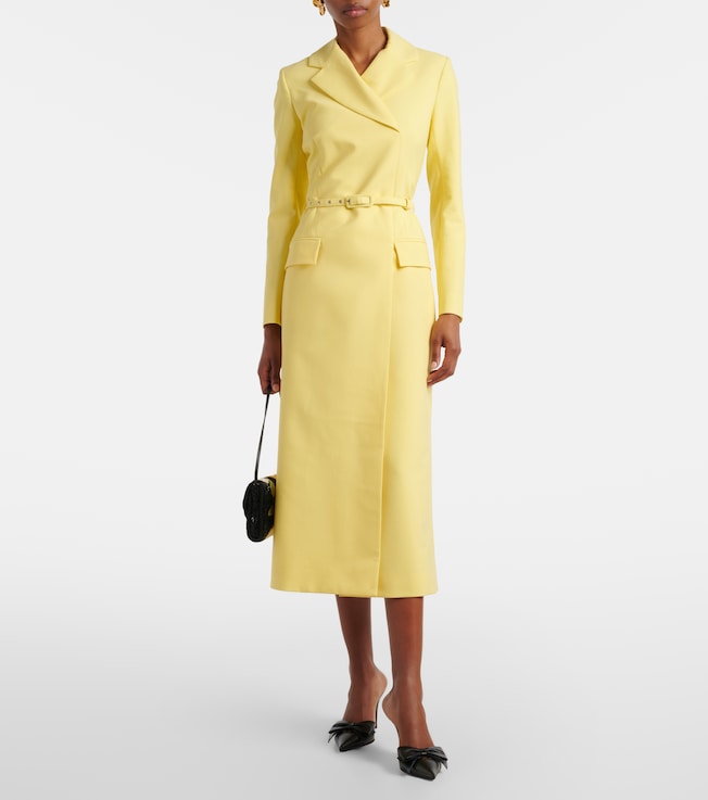 Emilia Wickstead Kalonice crêpe midi dress