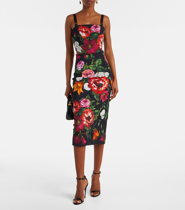 Dolce&Gabbana Floral pencil skirt