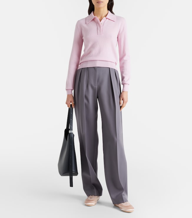 Jil Sander Virgin wool polo sweater