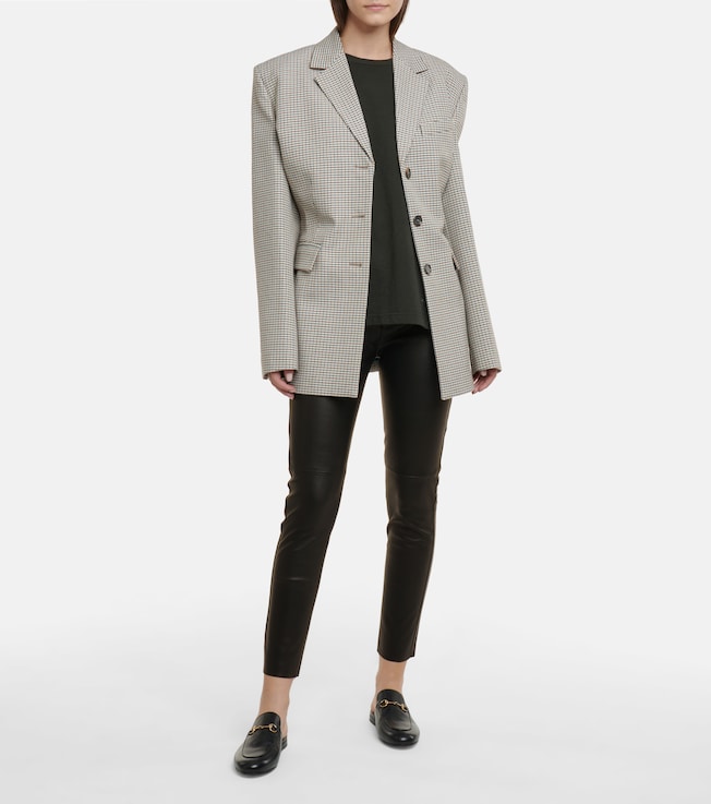 3x1 N.Y.C. Mid-rise skinny leather pants