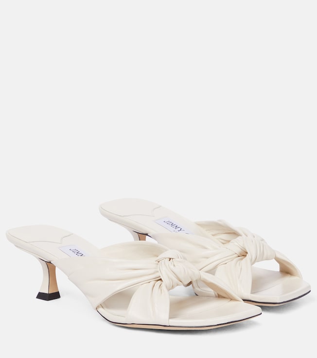 JIMMY CHOO Avenue 50 leather sandals