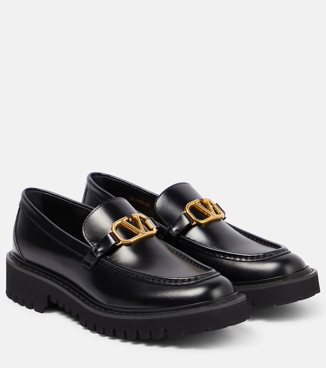 Valentino Garavani VLogo leather loafers
