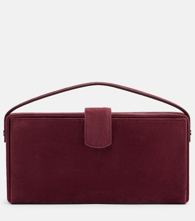 Magda Butrym Apolonia suede clutch