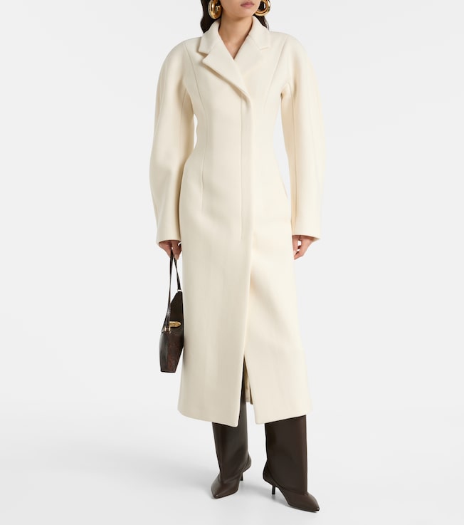 Jacquemus Curvo virgin wool coat