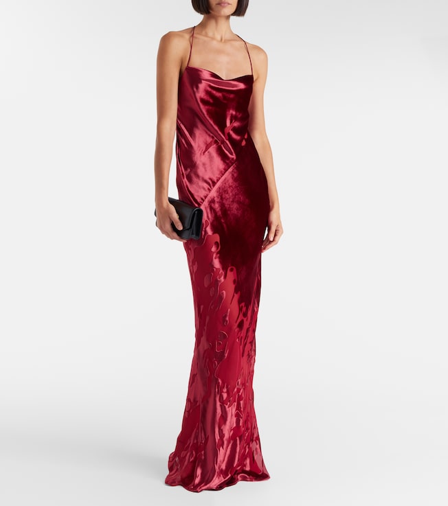 The Sei Open-back gown