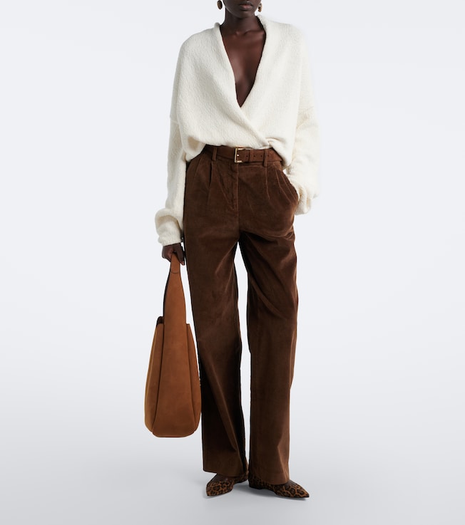 Aya Muse Aven cotton-blend corduroy wide-leg pants