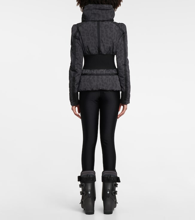 JETSET Jet Set Raffaella leopard-print ski jacket