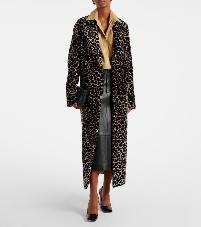 Dodo Bar Or MLP leopard-print shearling coat