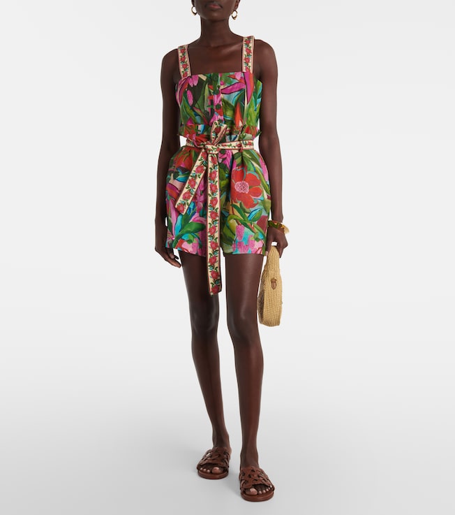 FARM Rio Jardin De Rêve Multicolor printed romper