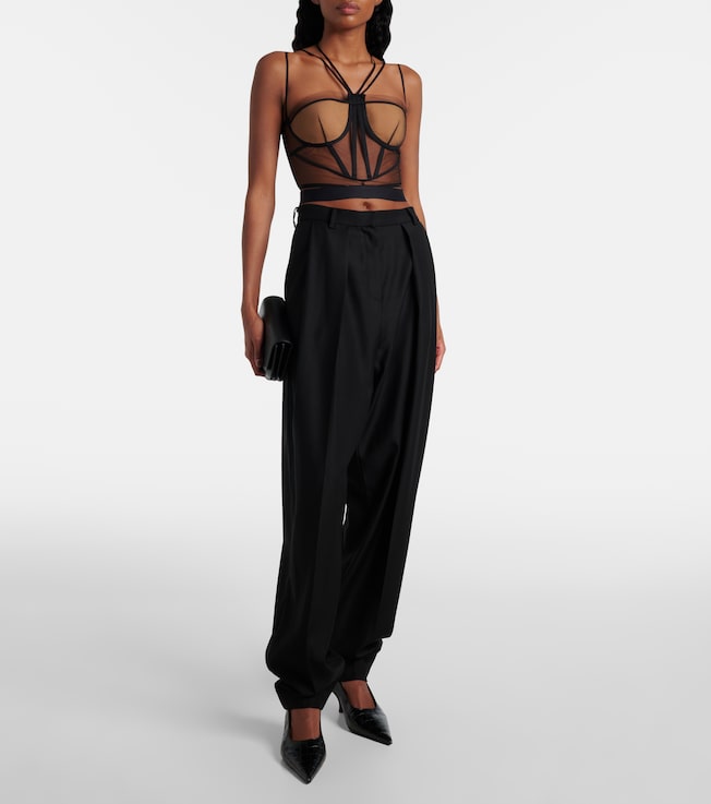 Nensi Dojaka Sheer bustier