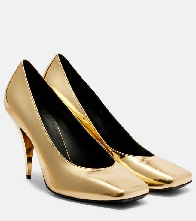 Givenchy Sliced Square 95 patent leather pumps