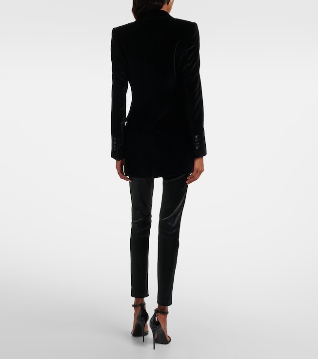 Dolce&Gabbana Dolce & Gabbana Cotton-blend velvet tuxedo jacket