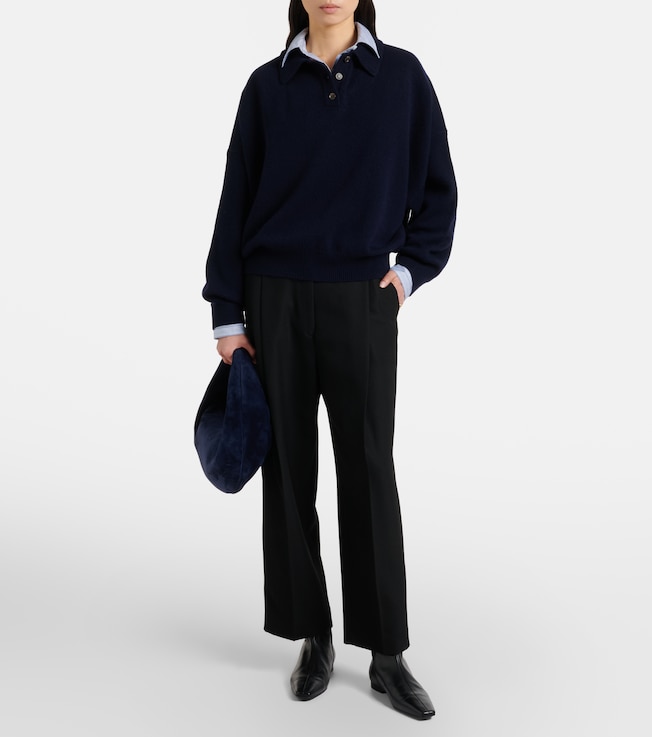 LISA YANG Etta cashmere polo sweater