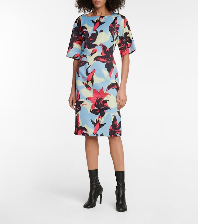 Dries Van Noten Printed midi dress