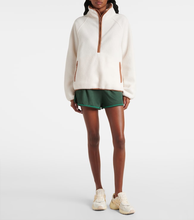 The Upside Harlow high-neck fleece sweater