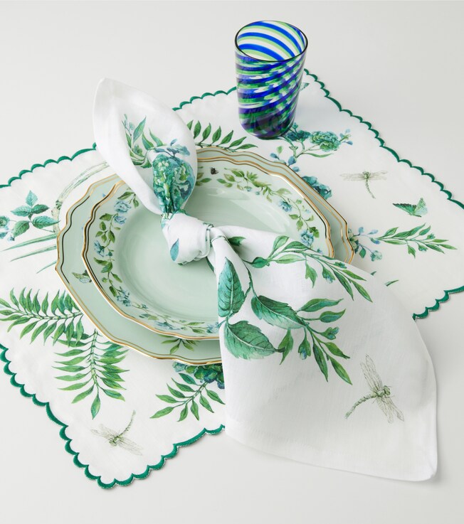 Set Secret Garden aus zwei Servietten | Aquazzura Casa